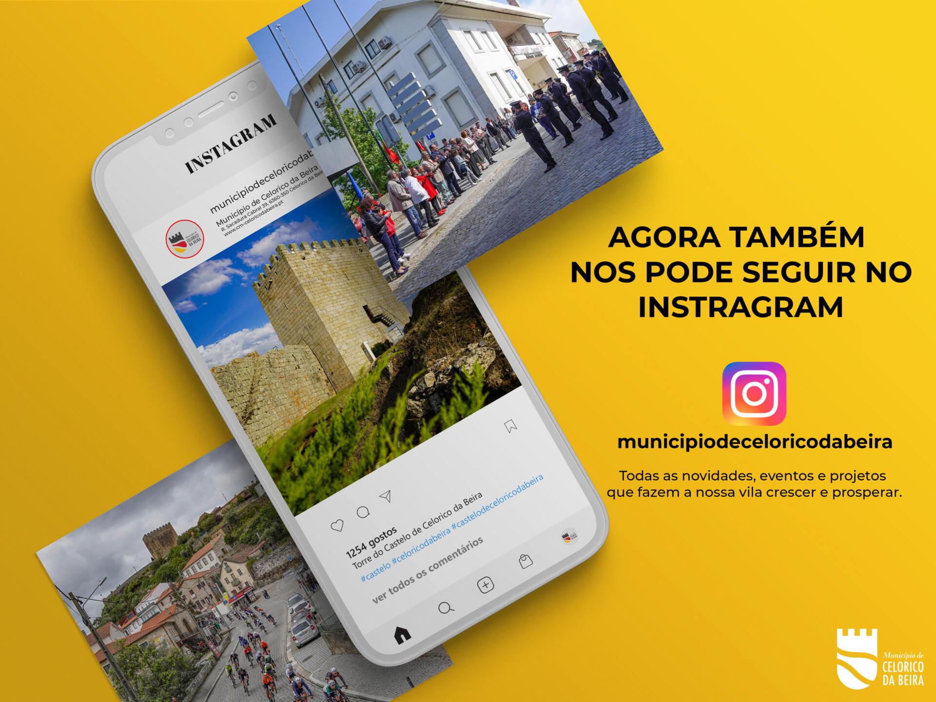 Instagram Post With Smartphone Mockup